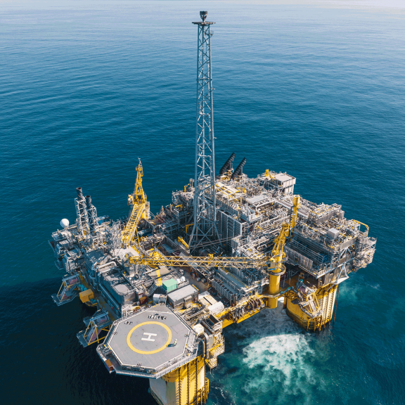 Photo of Troll C platform (Equinor)