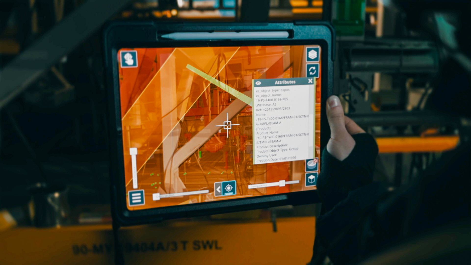 screen with menu of digital solutions