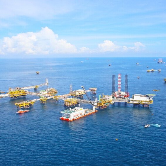 platforms offshore Brunei