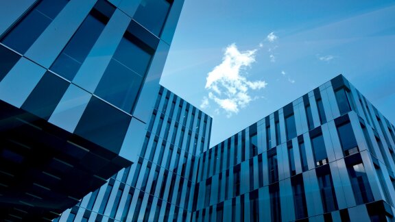 picture of aker solution logo on a wall