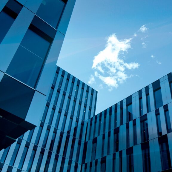 picture of aker solution logo on a wall